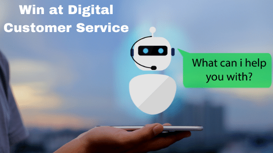 digital customer service text-based