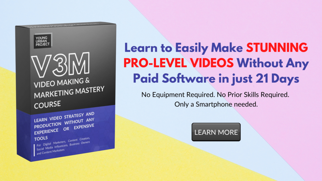 Video Making & Marketing Mastery Course banner