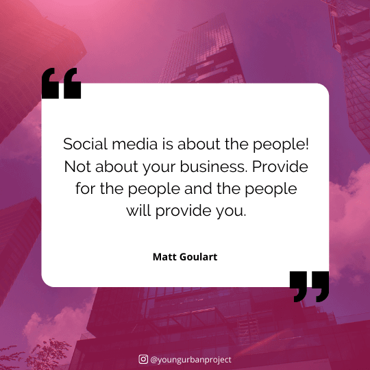 Social Media Quote - Matt Goulart