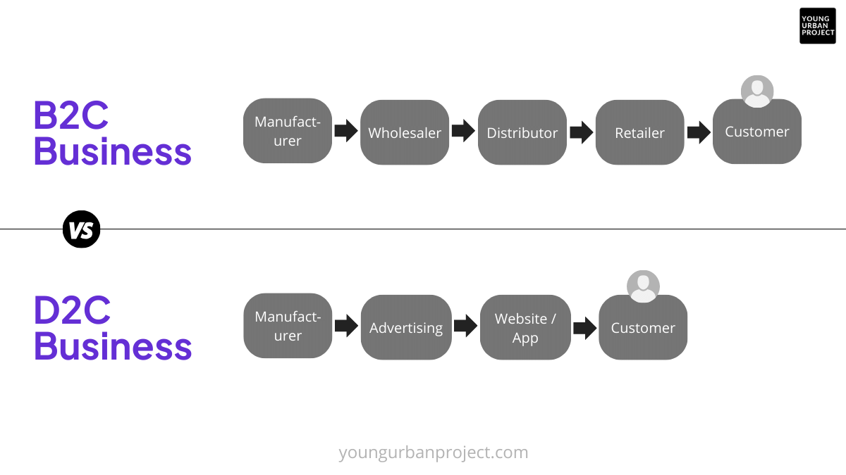 B2C vs D2C - Key differences in e-commerce models [Guide]