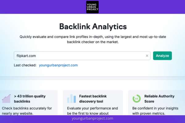 SEMRush backlink checker 1