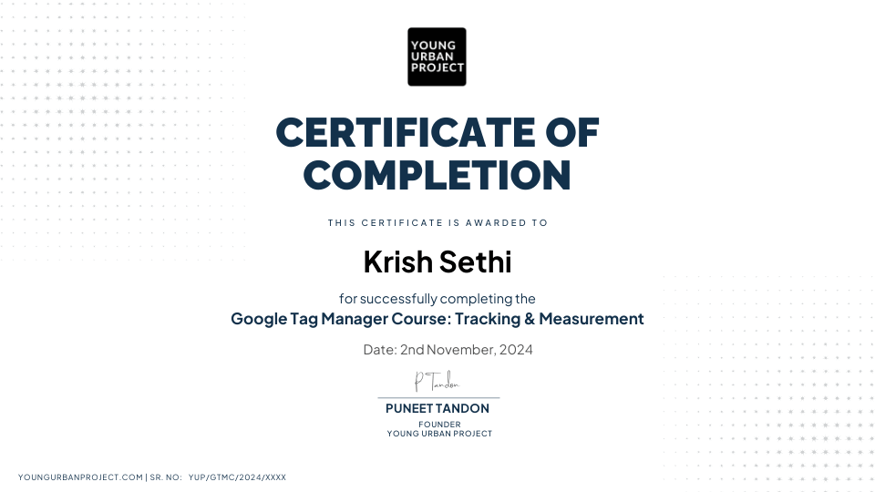 Google Tag Manager Course Online - Learn GTM 13