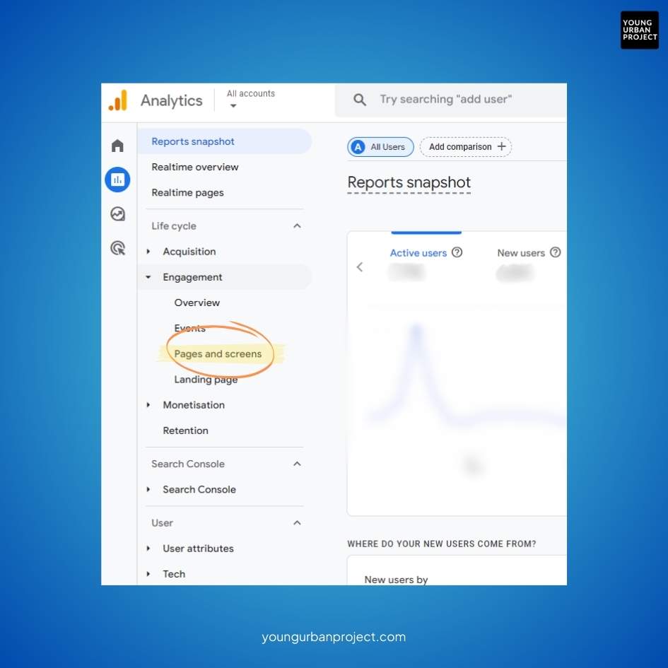 Step 3 How to Check Bounce Rate in Google Analytics