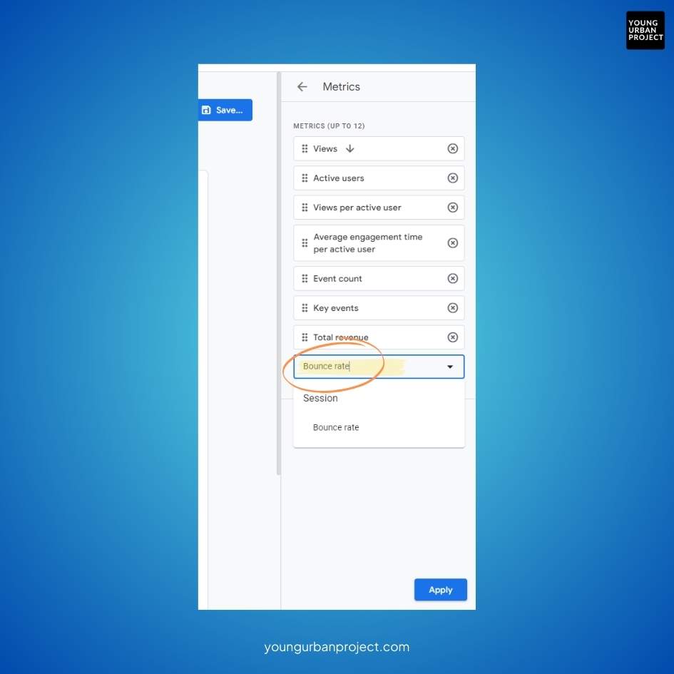 Step 6 How to Check Bounce Rate in Google Analytics