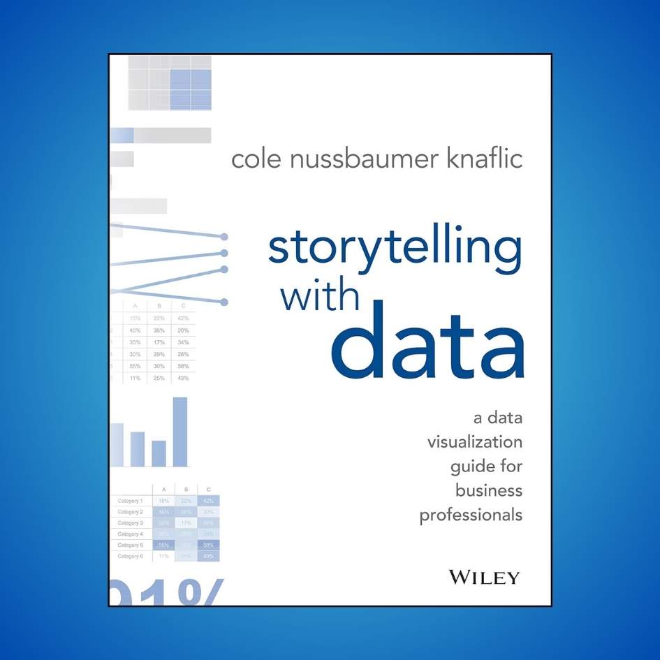 data analytics books - storytelling with data