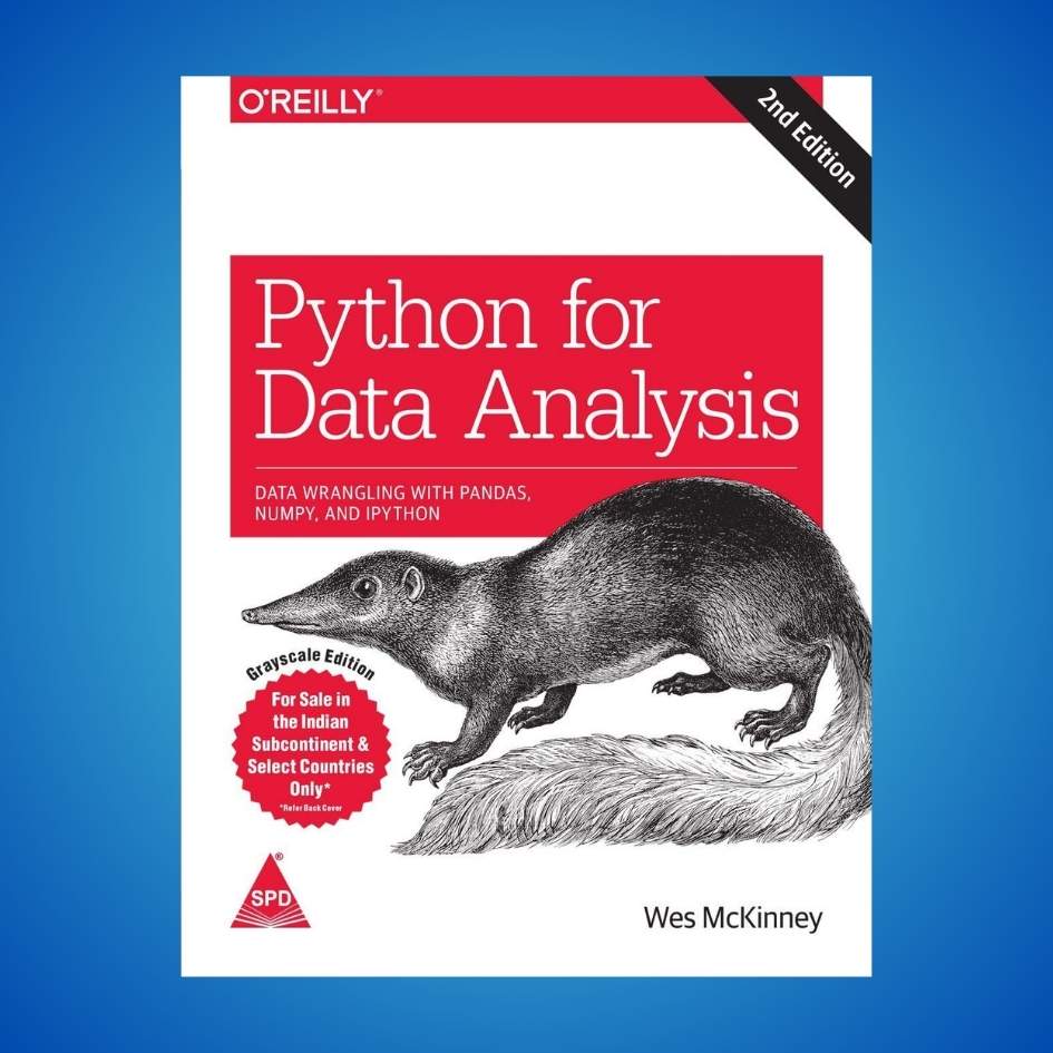 data analytics books- python for data analysis