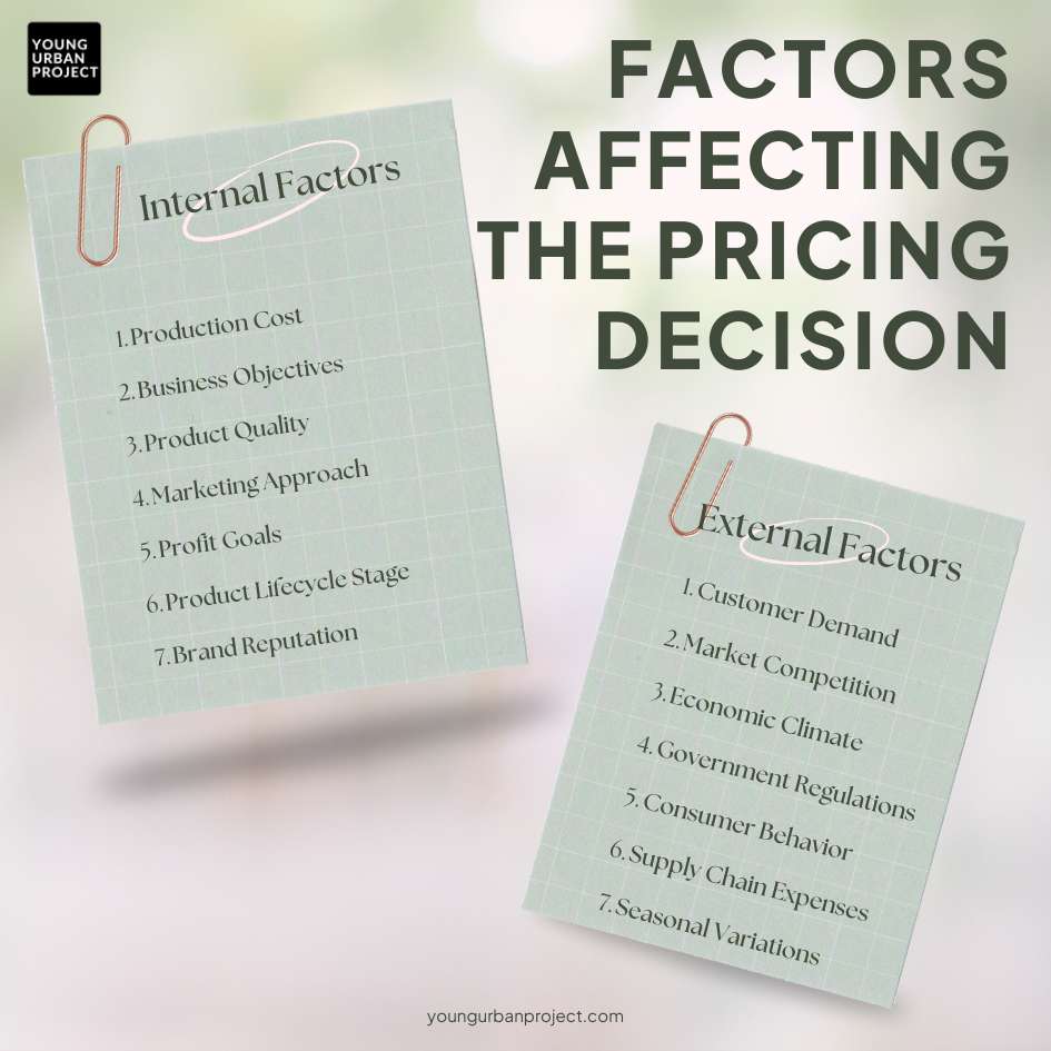 factors affecting the pricing decision