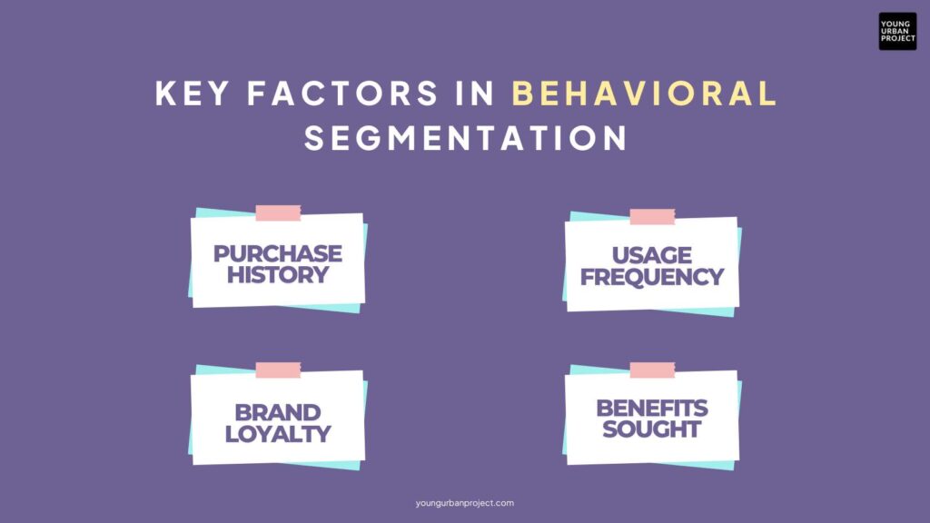 Key Factors in Behavioral Segmentation: