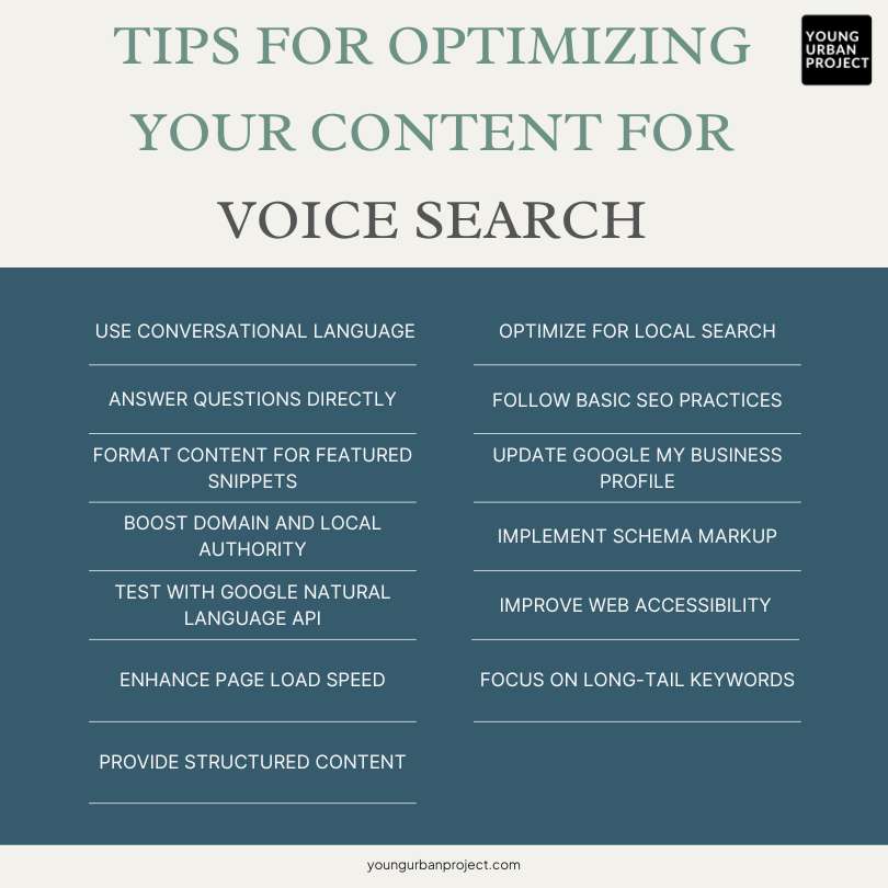 voice search optimization tips