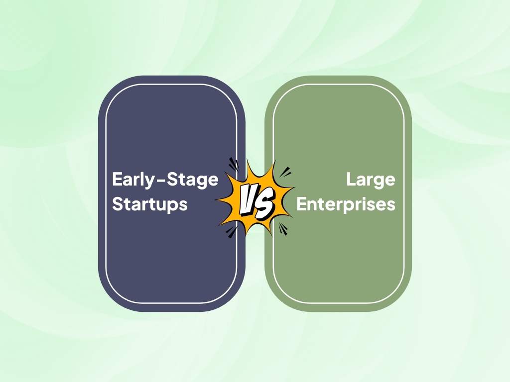 Early-Stage Startups vs. Large Enterprises